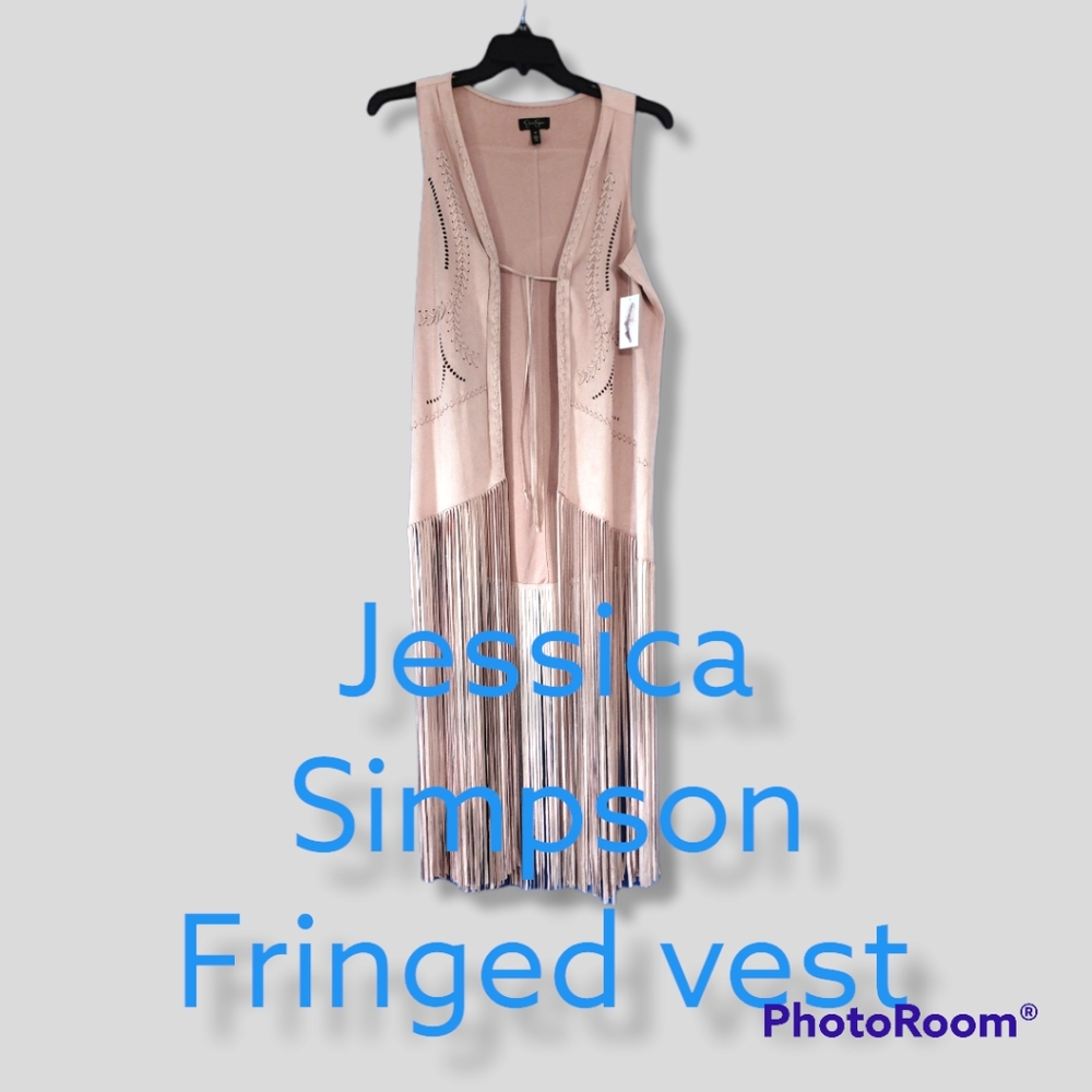 Jessica simpson long vest